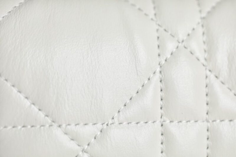 Replica Dior Caro Bag White Gunmetal - high-accuracy replica luxury purse