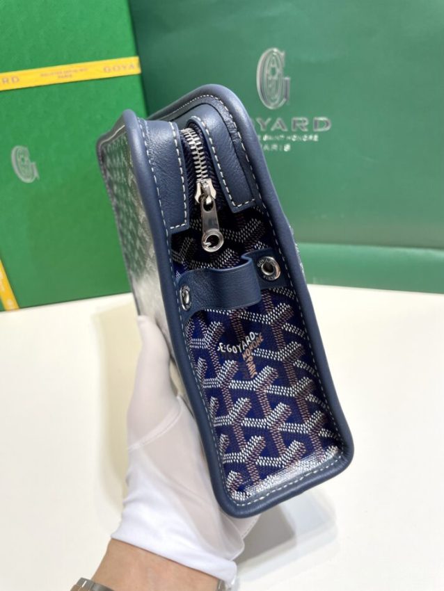 Replica Goyard Jouvence Toiletry Bag Dark Blue - premium-grade designer purse dupe
