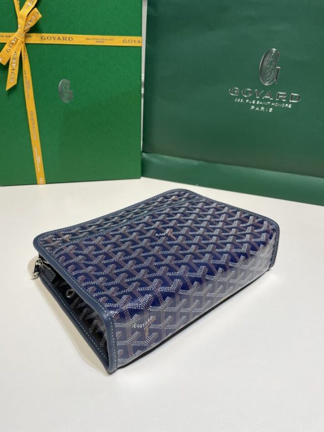 Replica Goyard Jouvence Toiletry Bag Dark Blue - realistic designer-inspired fake bag