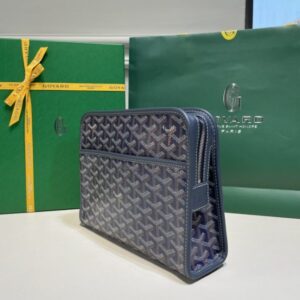 Replica Goyard Jouvence Toiletry Bag Dark Blue - premium 1:1 fake handbag model