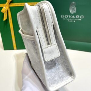 Replica Goyard Jouvence Toiletry Bag White - elite superclone designer purse