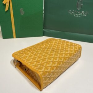 Replica Goyard Jouvence Toiletry Bag Yellow - best quality luxury bag dupe