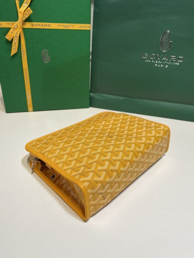 Replica Goyard Jouvence Toiletry Bag Yellow - best quality luxury bag dupe