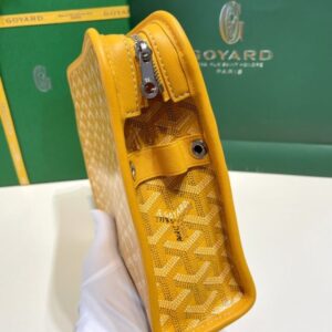 Replica Goyard Jouvence Toiletry Bag Yellow - 1:1 designer replica handbag