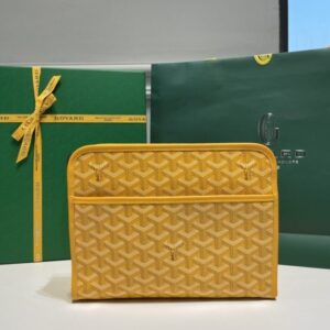 Replica Goyard Jouvence Toiletry Bag Yellow - high-end fake designer purse