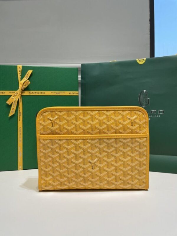 Replica Goyard Jouvence Toiletry Bag Yellow - high-end fake designer purse