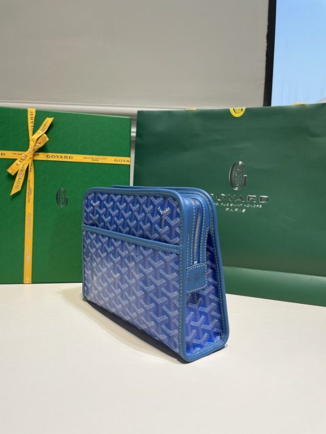 Replica Goyard Jouvence Toiletry Bag Blue - ultra-realistic fake designer tote
