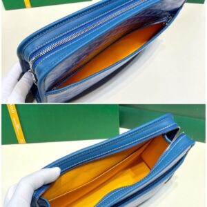 Replica Goyard Jouvence Toiletry Bag Blue - 1:1 designer replica handbag