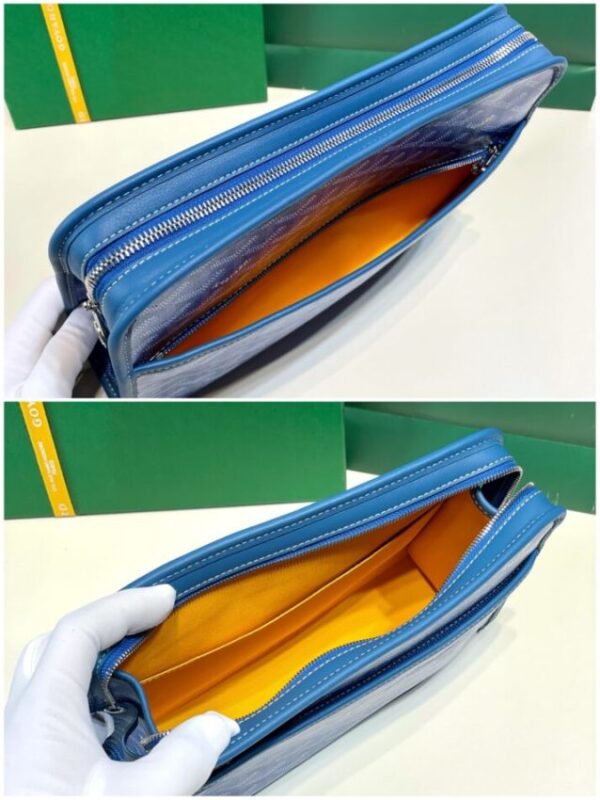 Replica Goyard Jouvence Toiletry Bag Blue - 1:1 designer replica handbag