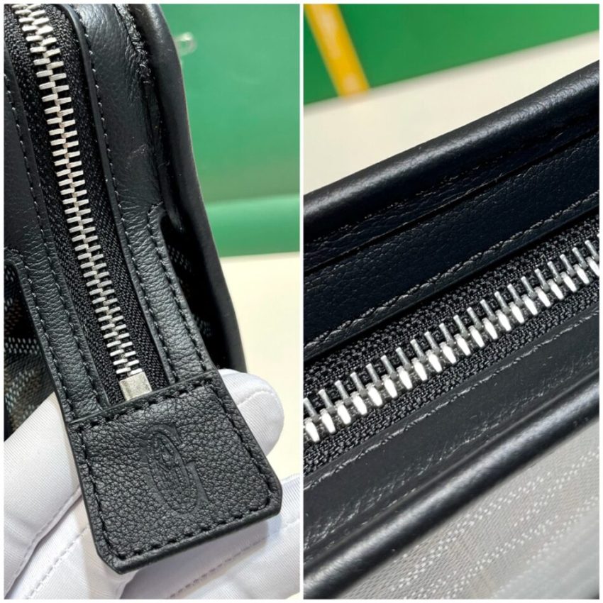 Replica Goyard Jouvence Toiletry Bag Black - realistic designer-inspired fake bag