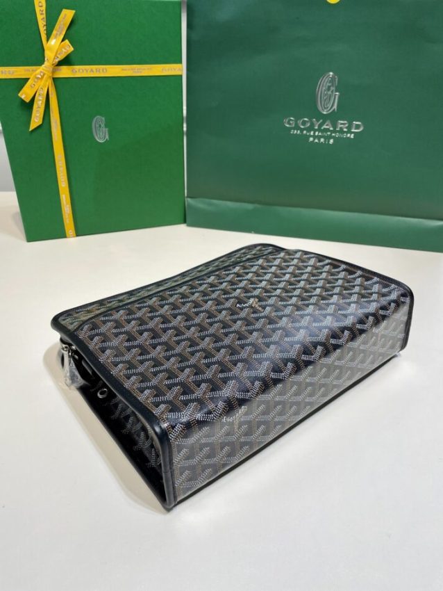 Replica Goyard Jouvence Toiletry Bag Black - high-accuracy replica luxury purse
