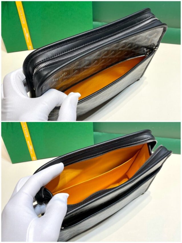 Replica Goyard Jouvence Toiletry Bag Black - elite superclone designer purse