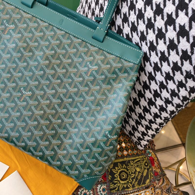 Replica Goyard Bellechasse Green - premium 1:1 fake handbag model
