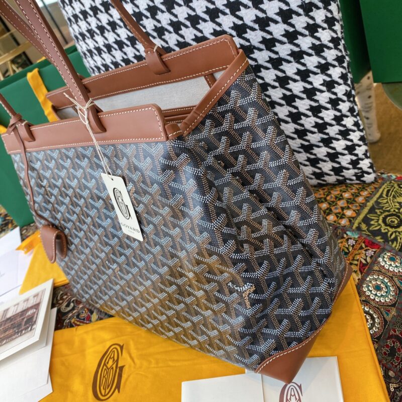 Replica Goyard Bellechasse Brown - top-tier luxury replica shoulder bag