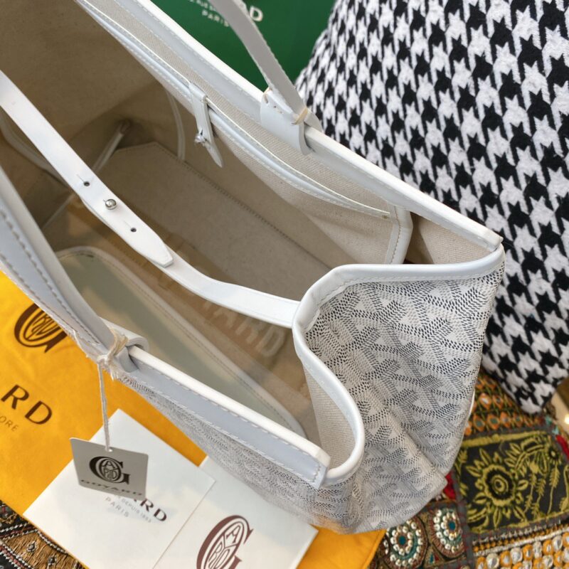 Replica Goyard Bellechasse White - high-accuracy replica luxury purse