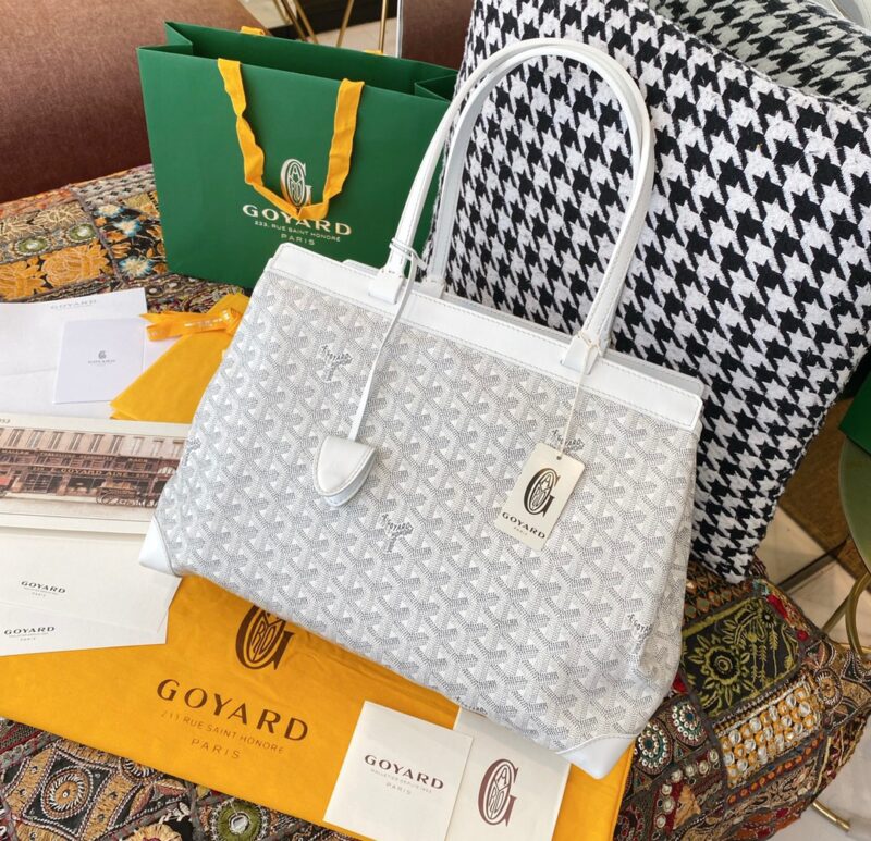 Replica Goyard Bellechasse White - high-accuracy replica luxury purse