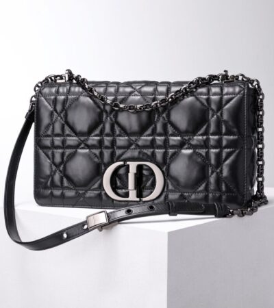 Replica Dior Caro Bag Diamond Black - 1:1 designer replica handbag