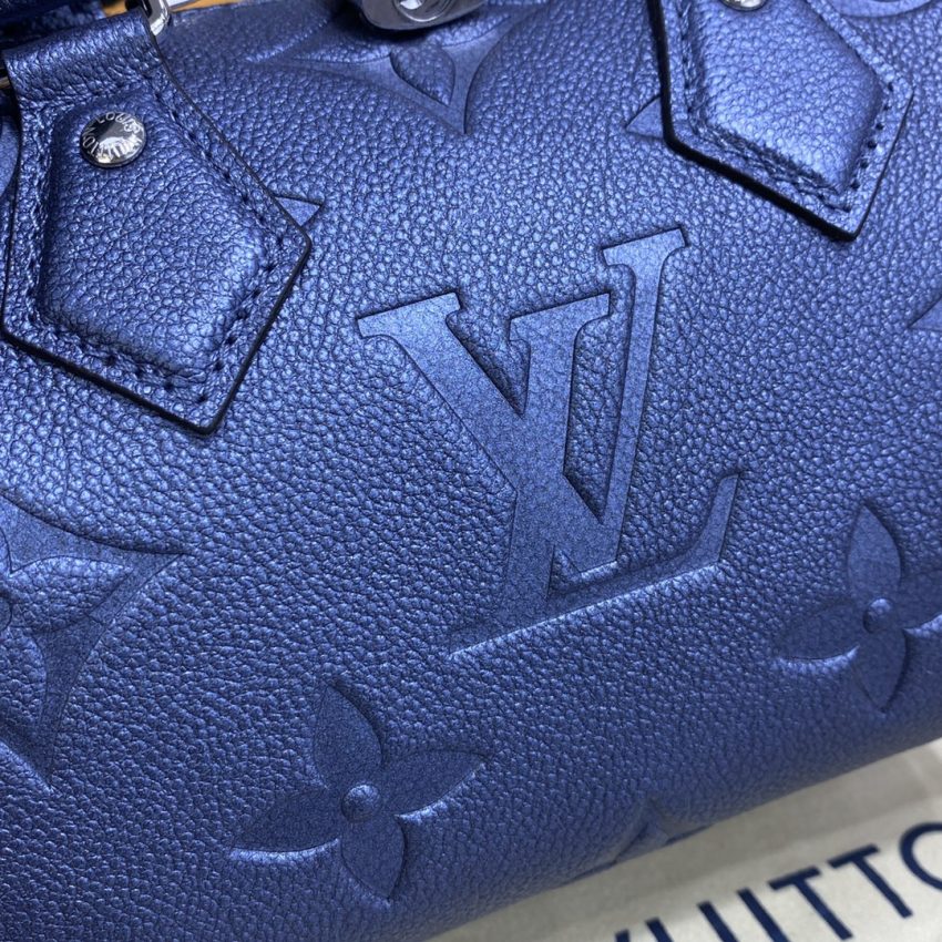 Replica Louis Vuitton Speedy Bandouliere 20 Dark Blue - 1:1 designer replica handbag
