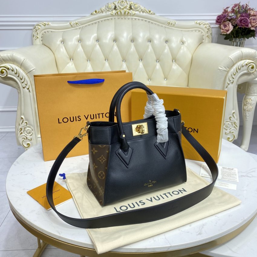 Replica Louis Vuitton On My Side PM Black - elite superclone designer purse