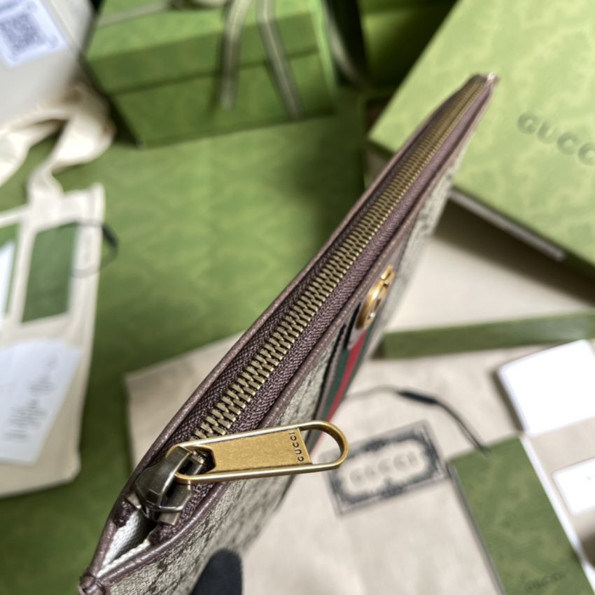 Replica Gucci Ophidia Web Clutch - realistic designer-inspired fake bag