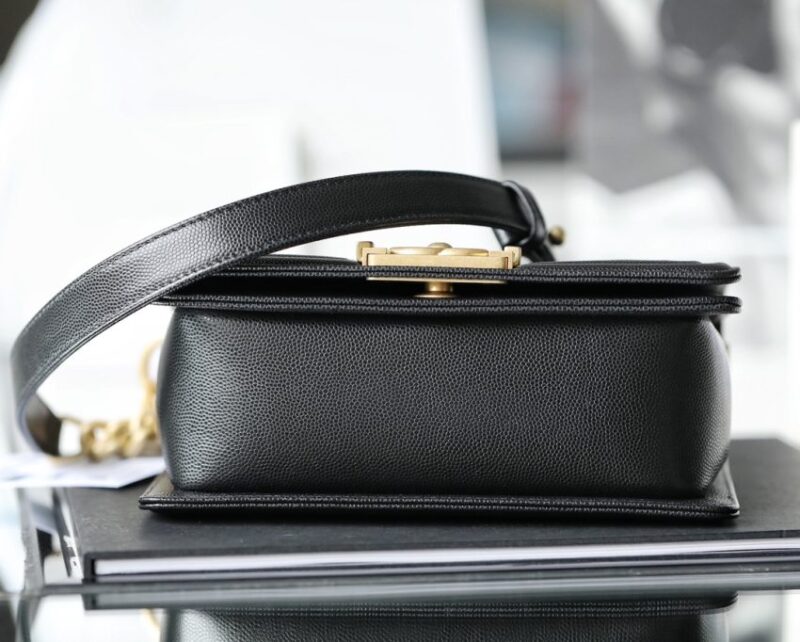 Replica CHANEL Le Boy Black - best quality luxury bag dupe