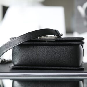 Replica CHANEL Le Boy Black Small - premium 1:1 fake handbag model