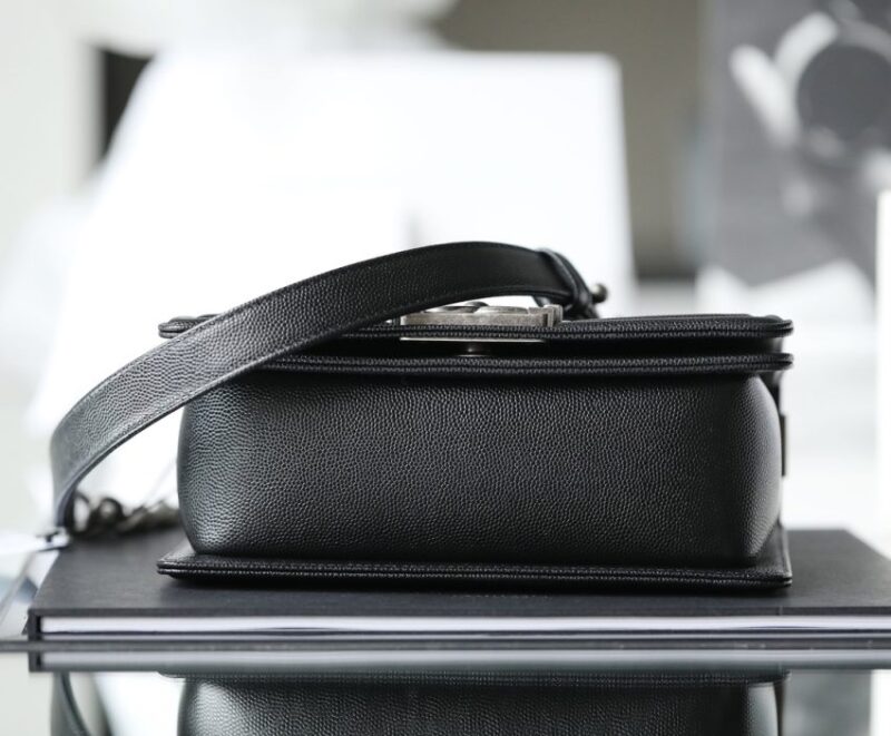 Replica CHANEL Le Boy Black Small - premium 1:1 fake handbag model