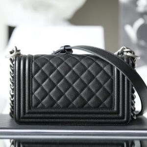 Replica CHANEL Le Boy Black Small - 1:1 designer replica handbag