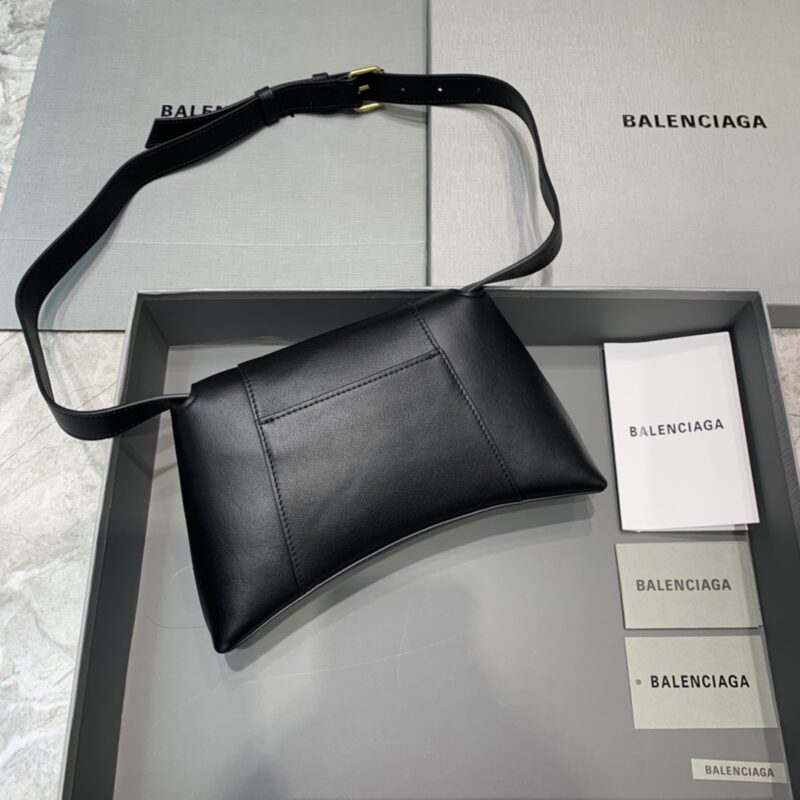 Replica Balenciaga Hourglass Mini Black - premium-grade designer purse dupe