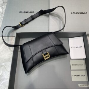 Replica Balenciaga Hourglass Mini Black - ultra-realistic fake designer tote