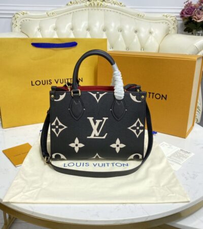 Replica LV OnTheGo PM Black - top-tier luxury replica shoulder bag