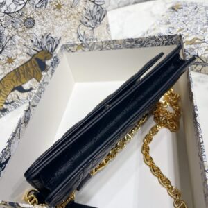 Replica Dior Miss Caro Pouch Black - authentic-look luxury purse replica