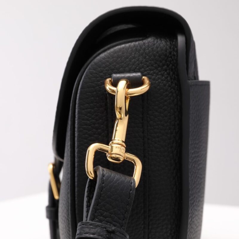 Replica Dior Bobby Black Grained - top-tier luxury replica shoulder bag