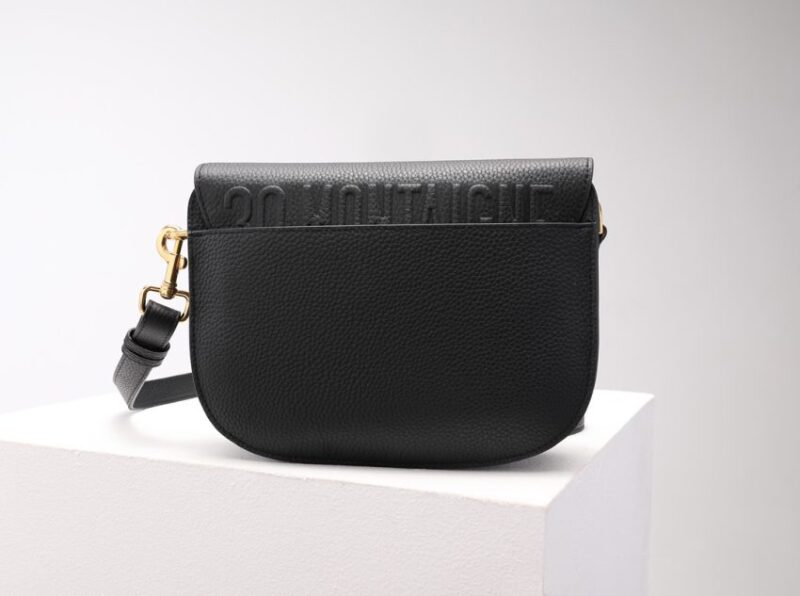 Replica Dior Bobby Black Grained - top-rated replica designer bag