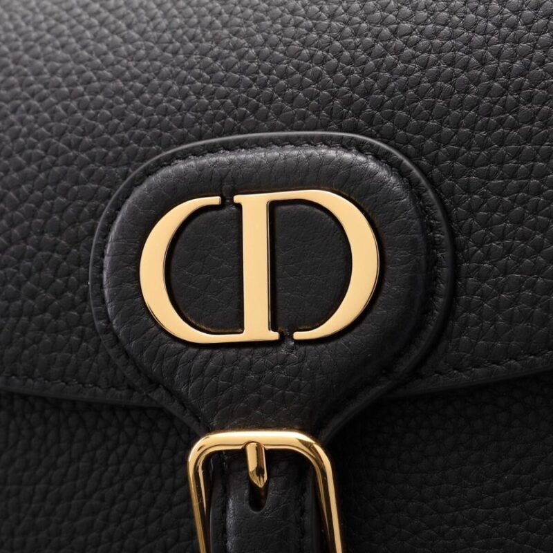 Replica Dior Bobby Black Grained - best quality luxury bag dupe