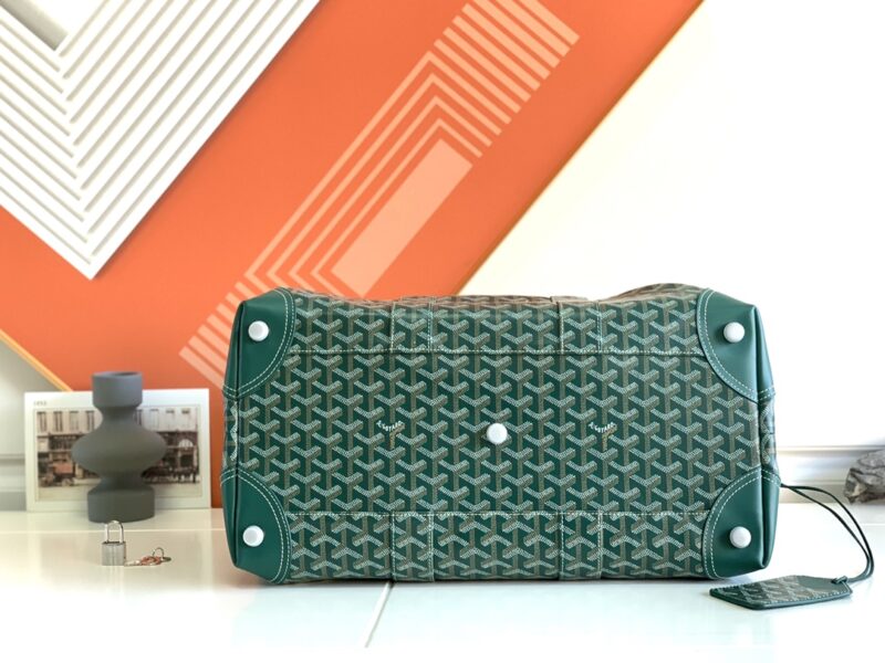 Replica Goyard Bowling 45 Bag Green - high-accuracy replica luxury purse