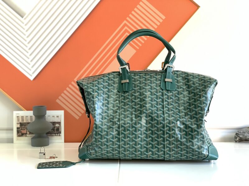 Replica Goyard Bowling 45 Bag Green - elite superclone designer purse