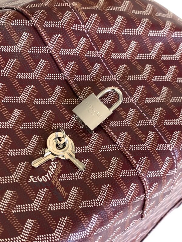 Replica Goyard Bowling 45 Bag Bordeaux - 1:1 designer replica handbag