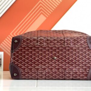 Replica Goyard Bowling 45 Bag Bordeaux - authentic-look luxury purse replica