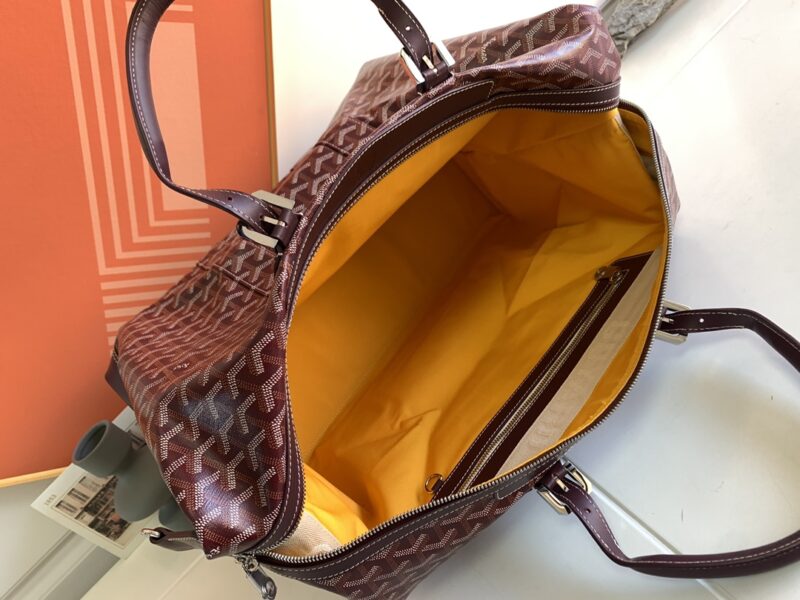 Replica Goyard Bowling 45 Bag Bordeaux - premium-grade designer purse dupe
