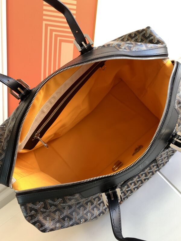 Replica Goyard Bowling 45 Bag Brown - authentic-look luxury purse replica