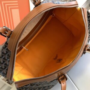 Replica Goyard Bowling 45 Bag Brown - top-rated replica designer bag