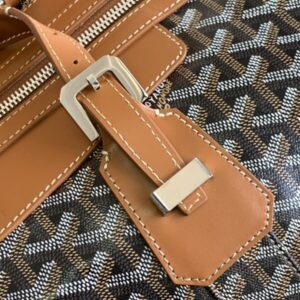 Replica Goyard Bowling 45 Bag Brown - near-authentic luxury replica handbag