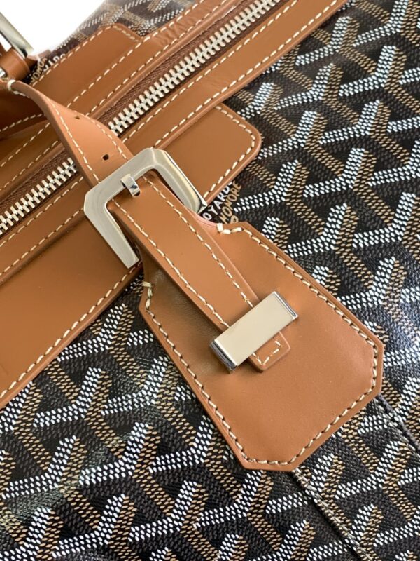 Replica Goyard Bowling 45 Bag Brown - near-authentic luxury replica handbag