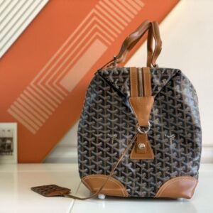 Replica Goyard Bowling 45 Bag Brown - ultra-realistic fake designer tote