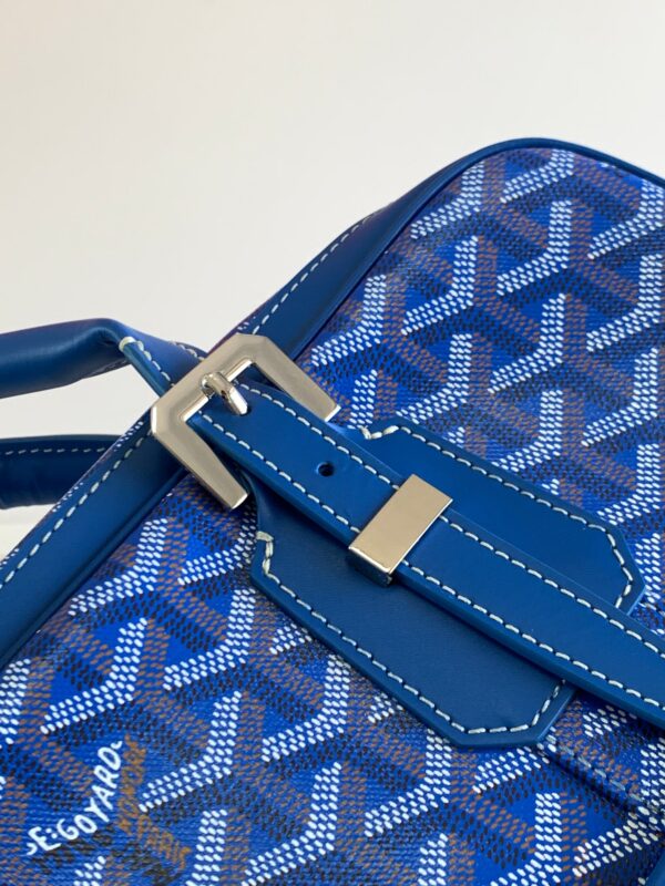 Replica Goyard Ambassade Briefcase Blue - top-rated replica designer bag