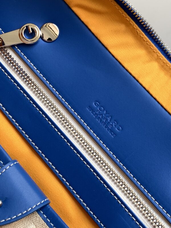 Replica Goyard Ambassade Briefcase Blue - 1:1 designer replica handbag