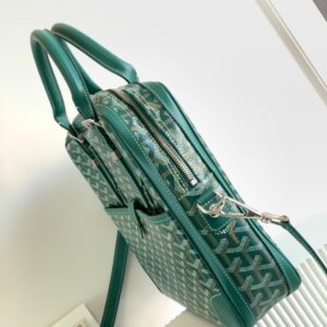 Replica Goyard Ambassade Briefcase Green - high-end fake designer purse