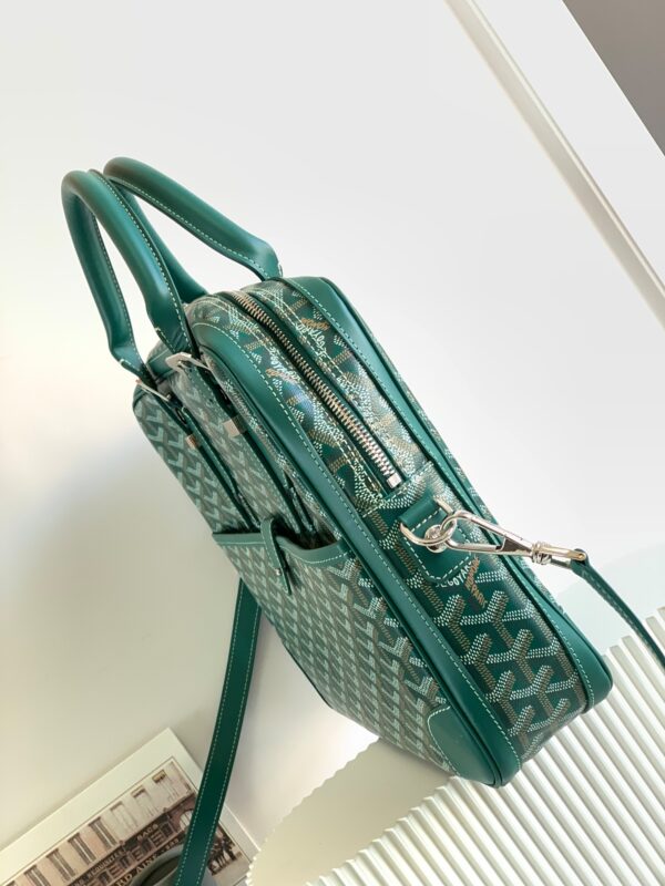 Replica Goyard Ambassade Briefcase Green - high-end fake designer purse
