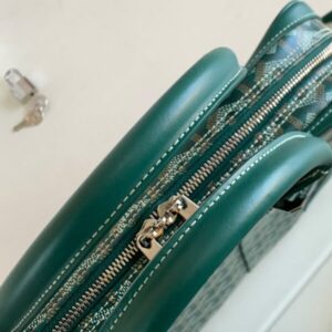Replica Goyard Ambassade Briefcase Green - high-quality designer bag clone